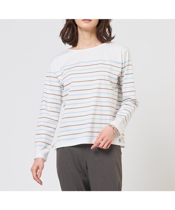 【ジェイ プレス/J.PRESS】のバスクボーダー カットソー インテリア・キッズ・メンズ・レディースファッション・服の通販 founy(ファニー) https://founy.com/ ファッション Fashion レディースファッション Fashion for Women トップス・カットソー Cut & Sew Tops シャツ・ブラウス・オフィスカジュアル Elegant Blouses & Button-Ups ロングTシャツ・Tシャツ Longline T-Shirts & Tees カットソー・ベーシックTシャツ Cut-and-Sewn Tops / Stretch Tees & Basics インナー Innerwear 春 Spring カットソー Cut and Sewn Top カーディガン Cardigan, Knitwear シルケット Silket, Silky Cotton シンプル Simple, Minimal ジャケット Jacket, Outerwear 定番 Standard, Basic Item バスク Basque, Basque Style ボーダー Border, Stripe S/S・春夏 SS, Spring/Summer, Warm Season 夏 Summer エレガント 上品 Elegant |ID: prp329100004849467 ipo3291000000035478628