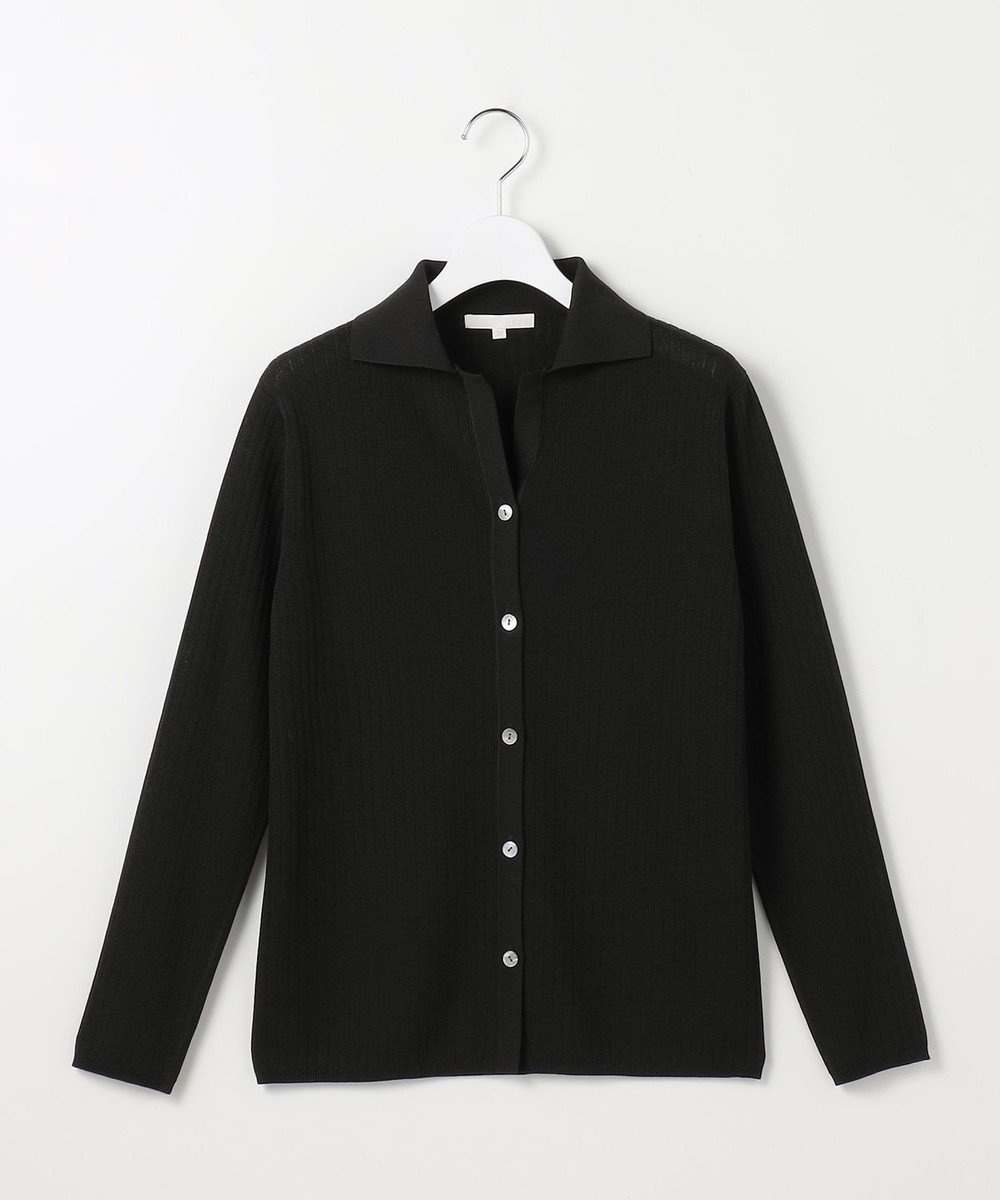 【自由区/JIYU-KU】の【アンサンブル対応】シアーシルクミックス カーディガン インテリア・キッズ・メンズ・レディースファッション・服の通販 founy(ファニー) 　ファッション　Fashion　レディースファッション　Fashion for Women　トップス・カットソー　Cut & Sew Tops　カーディガン・羽織り　Layered Style Cardigans　アンサンブルニット　Knit Ensembles & Twin Sets　なめらか　Smooth, Silky Texture　アンサンブル　Ensemble Set　カーディガン　Cardigan, Knitwear　コンパクト　Compact, Small Size　シルク　Silk, 100% Silk　トレンド　Trend, Trending Now　バランス　Balance, Style Balance　夏　Summer　春　Spring　S/S・春夏　SS, Spring/Summer, Warm Season　ブラック|ID: prp329100004849469 ipo3291000000035478667