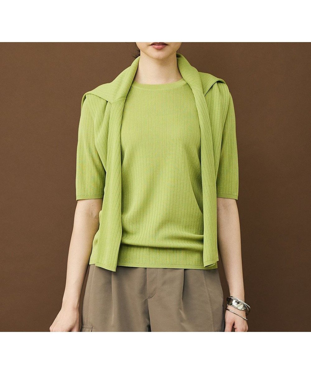 【自由区/JIYU-KU】の【アンサンブル対応】シアーシルクミックスニット プルオーバー 人気、トレンドファッション・服の通販 founy(ファニー) 　ファッション　Fashion　レディースファッション　Fashion for Women　トップス・カットソー　Cut & Sew Tops　ニット　Knit Tops & Sweaters　アンサンブルニット　Knit Ensembles & Twin Sets　カジュアルプルオーバー・ニットトップス　Pullovers & Knit Tops / Casual Pullovers　なめらか　Smooth, Silky Texture　アンサンブル　Ensemble Set　カーディガン　Cardigan, Knitwear　コンパクト　Compact, Small Size　シルク　Silk, 100% Silk　セーター　Sweater, Knitwear　トレンド　Trend, Trending Now　バランス　Balance, Style Balance　夏　Summer　春　Spring　S/S・春夏　SS, Spring/Summer, Warm Season　 other-1|ID: prp329100004849470 ipo3291000000035478676