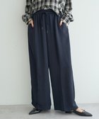 【イェッカ ヴェッカ/YECCA VECCA】のビンテージサテンイージーワイドパンツ Navy|ID: prp329100004849508 ipo3291000000035729518