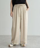 【イェッカ ヴェッカ/YECCA VECCA】のビンテージサテンイージーワイドパンツ Light Beige|ID: prp329100004849508 ipo3291000000035729522
