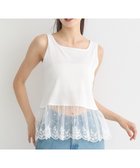 【アースミュージックアンドエコロジー/earth music&ecology】のチュールレースヘムインナー Off White|ID: prp329100004849510 ipo3291000000035892696