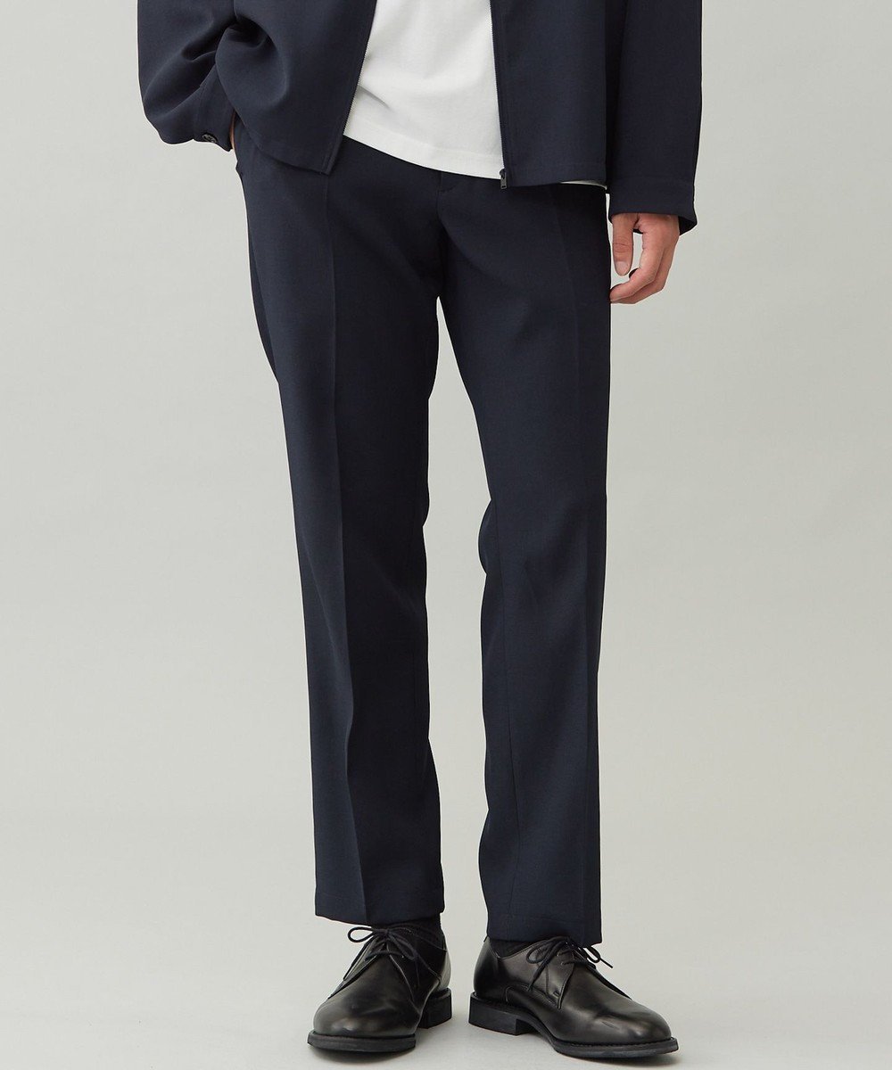 【アンフィーロ/UNFILO / MEN】の【OCEANS 雑誌・web・YouTube 掲載】WOOL TOUCH 機能美パンツ スリム【東レ開発のウール見え高機能素材】 インテリア・キッズ・メンズ・レディースファッション・服の通販 founy(ファニー) 　ファッション　Fashion　メンズファッション　Fashion for Men　ボトムス　Bottoms　コイン　Coin, Coin Design　コンパクト　Compact, Small Size　吸水　Absorbent, Quick-Dry　11月号　November Issue　ジャケット　Jacket, Outerwear　スウェット / スエット　Sweatshirt, Sweatwear　ストレッチ　Stretch, Stretchy Fabric　スニーカー　Sneakers, Trainers　スピンドル　Spindle, Drawcord　スリム　Slim, Slim Fit　雑誌　Magazine, Fashion Magazine　フィット　Fit, Slim Fit　フロント　Front, Front Design　ブルゾン　Blouson, Bomber Jacket　ポケット　Pocket, Pocket Detail　ループ　Loop, Loop Knit　楽ちん　Easy Fit, Comfortable　A/W・秋冬　Autumn/Winter　S/S・春夏　SS, Spring/Summer, Warm Season　おすすめ　Recommended / Our Picks　夏　Summer　エレガント 上品　Elegant　ネイビー|ID: prp329100004849589 ipo3291000000035614854