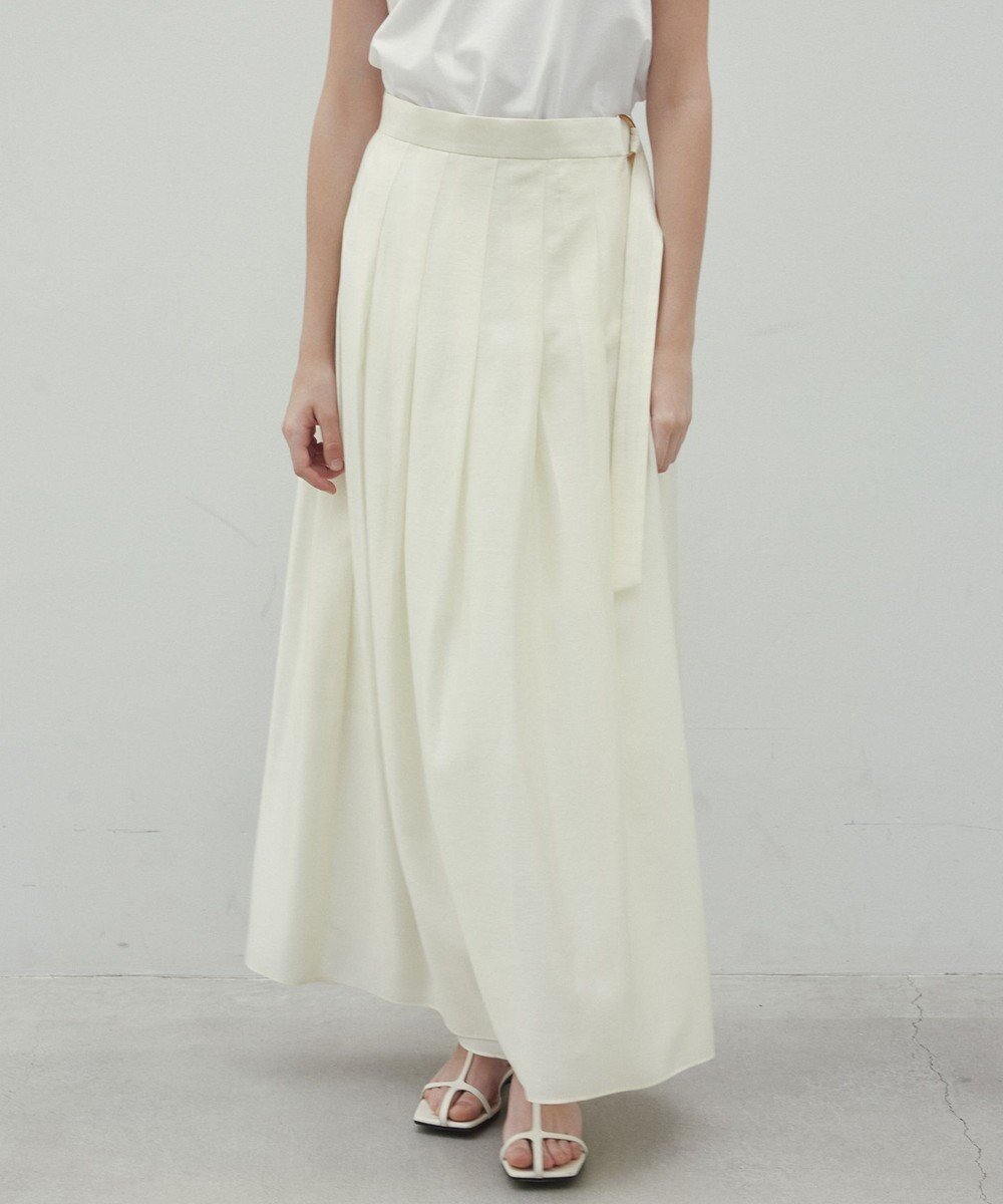 【ベイジ,/BEIGE,】の【洗える】CARINATA / ウエストタックラップスカート 人気、トレンドファッション・服の通販 founy(ファニー) 　ファッション　Fashion　レディースファッション　Fashion for Women　スカート　Skirts　オーガンジー　Organza Fabric　春　Spring　洗える　Machine Washable　カットソー　Cut and Sewn Top　ジャケット　Jacket, Outerwear　プリーツ　Pleats, Pleated　マニッシュ　Mannish, Boyish　ラップ　Wrap, Wrap Design　ロング　Long, Long-Length　S/S・春夏　SS, Spring/Summer, Warm Season　夏　Summer　ビジネス 仕事 通勤　Business / Work / Commuting　 other-1|ID: prp329100004849604 ipo3291000000035599160