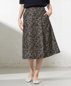 【ジェイ プレス/J.PRESS】の【洗える】ボタニカルプリント スカート カーキ系5|ID: prp329100004849659 ipo3291000000035492686