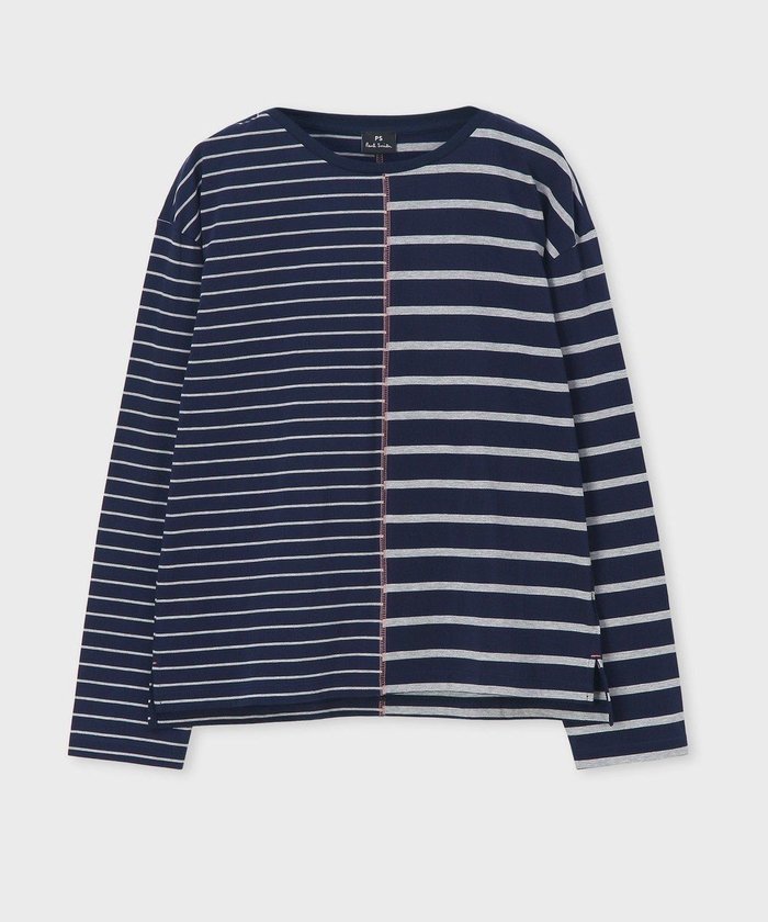 【ポール スミス/Paul Smith】のリラックス ボーダー 長袖Tシャツ インテリア・キッズ・メンズ・レディースファッション・服の通販 founy(ファニー) https://founy.com/ ファッション Fashion レディースファッション Fashion for Women トップス・カットソー Cut & Sew Tops シャツ・ブラウス・オフィスカジュアル Elegant Blouses & Button-Ups ロングTシャツ・Tシャツ Longline T-Shirts & Tees カットソー・ベーシックTシャツ Cut-and-Sewn Tops / Stretch Tees & Basics おすすめ Recommended / Our Picks インナー Innerwear カットソー Cut and Sewn Top ジャケット Jacket, Outerwear スタイリッシュ Stylish, Fashionable ボーダー Border, Stripe リラックス Relax, Relaxed Fit 夏 Summer S/S・春夏 SS, Spring/Summer, Warm Season A/W・秋冬 Autumn/Winter 長袖 Long Sleeve, Full Sleeve |ID: prp329100004849664 ipo3291000000035492803
