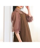 【フェルゥ/Feroux】の【大好評につき追加生産決定!】袖チュールブラウス 人気、トレンドファッション・服の通販 founy(ファニー) ファッション Fashion レディースファッション Fashion for Women トップス・カットソー Cut & Sew Tops シャツ・ブラウス・オフィスカジュアル Elegant Blouses & Button-Ups インナー Innerwear シャーリング Shirring, Ruched チュール Tulip, Tulip Motif トレンド Trend, Trending Now フェミニン Feminine, Girly 夏 Summer S/S・春夏 SS, Spring/Summer, Warm Season A/W・秋冬 Autumn/Winter thumbnail ベージュ系|ID: prp329100004849671 ipo3291000000035634898