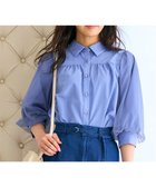 【フェルゥ/Feroux】の【大好評につき追加生産決定!】袖チュールブラウス 人気、トレンドファッション・服の通販 founy(ファニー) ファッション Fashion レディースファッション Fashion for Women トップス・カットソー Cut & Sew Tops シャツ・ブラウス・オフィスカジュアル Elegant Blouses & Button-Ups インナー Innerwear シャーリング Shirring, Ruched チュール Tulip, Tulip Motif トレンド Trend, Trending Now フェミニン Feminine, Girly 夏 Summer S/S・春夏 SS, Spring/Summer, Warm Season A/W・秋冬 Autumn/Winter thumbnail ブルー系|ID: prp329100004849671 ipo3291000000035634899