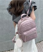 【ラ バガジェリー/LA BAGAGERIE】の【MONICA】ポーチ付きキルティングリュック ピンク|ID: prp329100004849676 ipo3291000000035493161