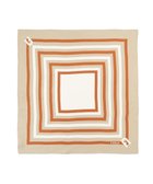 【ムーンバット/MOONBAT】の【美人百花4月号掲載/シルク100%】フルラ (FURLA) スクエア柄 シルクプリントスカーフ 65cm×65cm キャメル|ID: prp329100004849678 ipo3291000000035493245