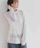 【ティアクラッセ/Tiaclasse】の【洗える】シアープルオーバーニット ライトグレー|ID: prp329100004849689 ipo3291000000035600469