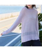 【ティアクラッセ/Tiaclasse】の【洗える】シアープルオーバーニット ラベンダー|ID: prp329100004849689 ipo3291000000035600471