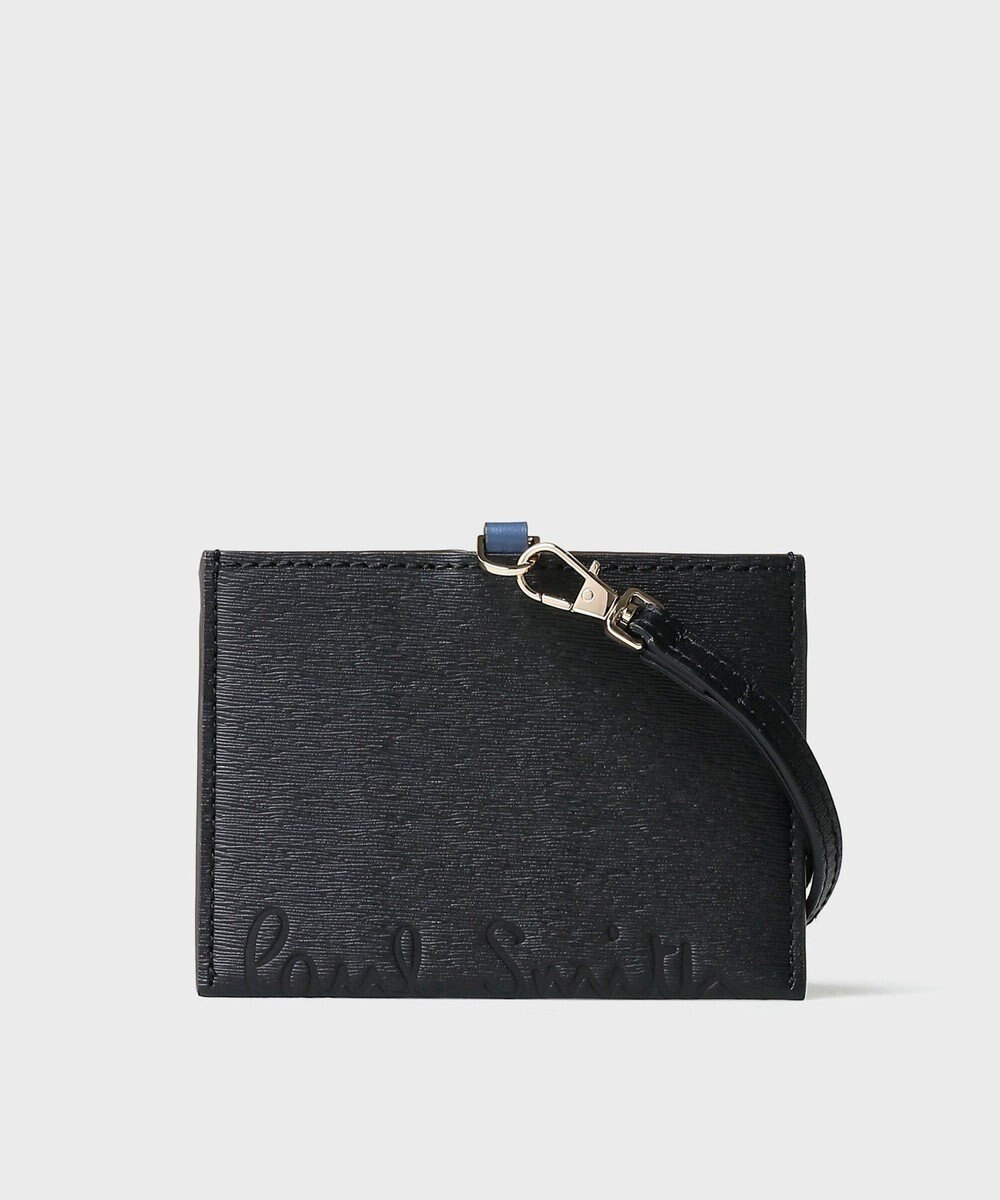 【ポールスミス/Paul Smith / MEN】のクロップドロゴ IDケース インテリア・キッズ・メンズ・レディースファッション・服の通販 founy(ファニー) 　ファッション　Fashion　メンズファッション　Fashion for Men　財布　Wallet, Purse　プリント　Print, Printed Pattern　メンズ　Men's, Menswear　ブラック|ID: prp329100004849901 ipo3291000000036279133