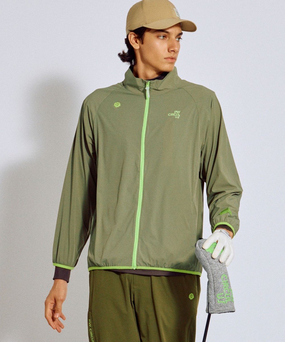 【ピーダブリュサーキュラス/PW CIRCULUS / MEN】の【撥水加工 / 小さくまとまる】【MEN】パッカブルブルゾン ゴルフ インテリア・キッズ・メンズ・レディースファッション・服の通販 founy(ファニー) ファッション Fashion メンズファッション Fashion for Men アウター Men's Coats Outerwear ブルゾンジャケット / カジュアルアウター Bomber Jackets & Blousons アウトドア Outdoor Clothing 秋 Autumn コンパクト Compact, Small Size 軽量 Lightweight, Ultra Light シンプル Simple, Minimal ジップ Zip, Zipper ジャケット Jacket, Outerwear ストレッチ Stretch, Stretchy Fabric スマート Smart, Elegant ブルゾン Blouson, Bomber Jacket プリント Print, Printed Pattern 羽織 Haori, Light Jacket メンズ Men's, Menswear ワンポイント One Point, Statement Accent A/W・秋冬 Autumn/Winter 旅行 Travel ゴルフ Golf 2025年 2025 2025-2026秋冬・A/W Autumn/Winter 2025–26 AW25–26 グリーン系|ID: prp329100004849903 ipo3291000000035598629