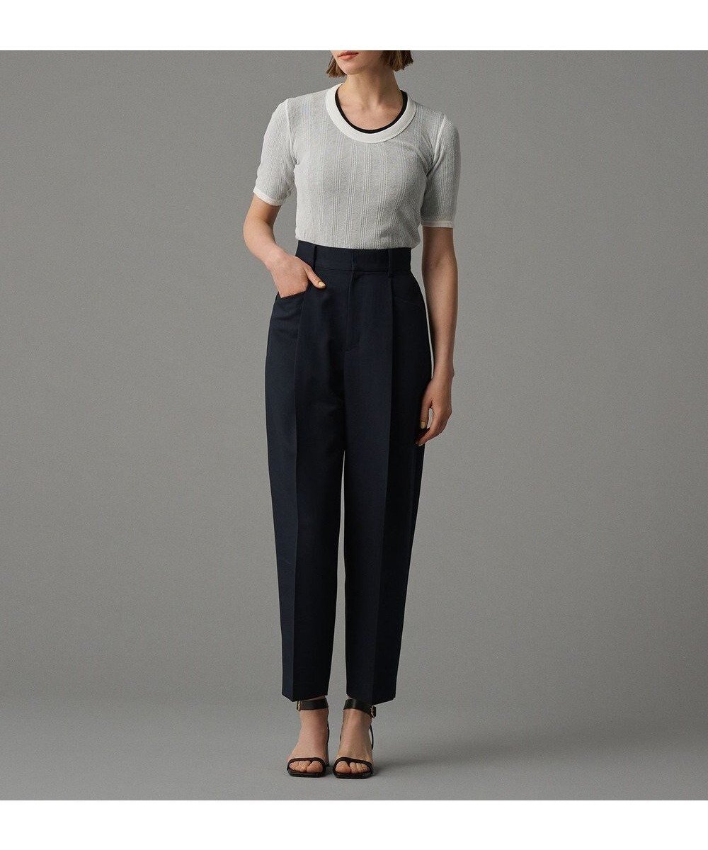 【アンクレイヴ/uncrave】の【吸水速乾・洗濯機洗い可】エコドライチノ カーブパンツ(uncrave STANDARD) インテリア・キッズ・メンズ・レディースファッション・服の通販 founy(ファニー) 　ファッション　Fashion　レディースファッション　Fashion for Women　パンツ　Pants & Trousers　吸水　Absorbent, Quick-Dry　ショート　Short, Short Length　スラックス　Slacks, Dress Pants　定番　Standard, Basic Item　フロント　Front, Front Design　ブルゾン　Blouson, Bomber Jacket　A/W・秋冬　Autumn/Winter　S/S・春夏　SS, Spring/Summer, Warm Season　おすすめ　Recommended / Our Picks　夏　Summer　ネイビー|ID: prp329100004849914 ipo3291000000035526047