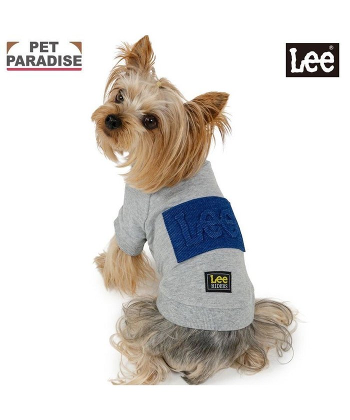 【ペットパラダイス/PET PARADISE / GOODS】のLee エンボス ロゴ Tシャツ 《グレー》 小型犬 インテリア・キッズ・メンズ・レディースファッション・服の通販 founy(ファニー) https://founy.com/ イレギュラー Irregular Design 春 Spring デニム Denim, Jeans Material ボックス Boxy, Box Shape S/S・春夏 SS, Spring/Summer, Warm Season 犬 Dog 夏 Summer ホーム・キャンプ・アウトドア・お取り寄せ Home Living / Home & Lifestyle / Camping Gear / Outdoor Camping ペットグッズ Pet Supplies |ID: prp329100004849924 ipo3291000000035526107