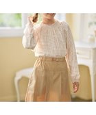 【組曲 / KIDS/KUMIKYOKU】の【110-140㎝】シャーリングチェック トップス 人気、トレンドファッション・服の通販 founy(ファニー) ファッション Fashion キッズファッション Fashion for Kids トップス・カットソー Cut & Sew Tops インナー Innerwear カットソー Cut and Sewn Top ギャザー Gathered, Ruffled シャーリング Shirring, Ruched チェック Check, Plaid, Tartan プリント Print, Printed Pattern 夏 Summer 春 Spring S/S・春夏 SS, Spring/Summer, Warm Season thumbnail ピンクベージュ系5|ID: prp329100004850006 ipo3291000000035606050