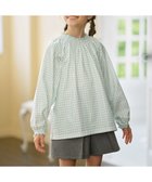 【組曲 / KIDS/KUMIKYOKU】の【110-140㎝】シャーリングチェック トップス 人気、トレンドファッション・服の通販 founy(ファニー) ファッション Fashion キッズファッション Fashion for Kids トップス・カットソー Cut & Sew Tops インナー Innerwear カットソー Cut and Sewn Top ギャザー Gathered, Ruffled シャーリング Shirring, Ruched チェック Check, Plaid, Tartan プリント Print, Printed Pattern 夏 Summer 春 Spring S/S・春夏 SS, Spring/Summer, Warm Season thumbnail ミント系5|ID: prp329100004850006 ipo3291000000035606052