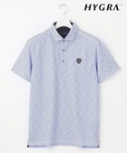 【23区 ゴルフ/23区GOLF / MEN】の【MEN】「HYGRA」幾何柄清涼ポロシャツ パープル系5|ID: prp329100004850023 ipo3291000000035613595