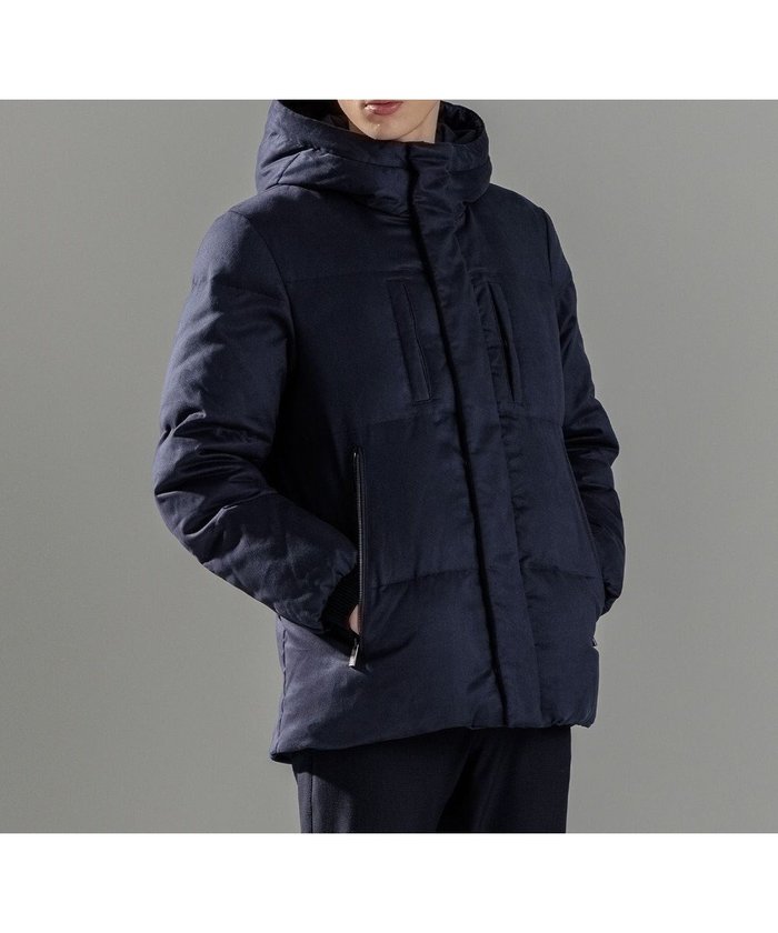 【ジョゼフ オム/JOSEPH HOMME / MEN】のコマスエード ダウンコート インテリア・キッズ・メンズ・レディースファッション・服の通販 founy(ファニー) https://founy.com/ ファッション Fashion メンズファッション Fashion for Men アウター Men's Coats Outerwear ダウンジャケット / 軽量ダウン Down Jackets & Coats ジップ Zip, Zipper ジャケット Jacket, Outerwear ストレッチ Stretch, Stretchy Fabric ダウン Down, Puffer ドット Polka Dot, Dot Pattern ビジネス 仕事 通勤 Business / Work / Commuting フェザー Feather, Feather Detail フロント Front, Front Design ベーシック Basic, Essential ポケット Pocket, Pocket Detail A/W・秋冬 Autumn/Winter 防寒 Cold Protection, Winter-Ready |ID: prp329100004850033 ipo3291000000035606488