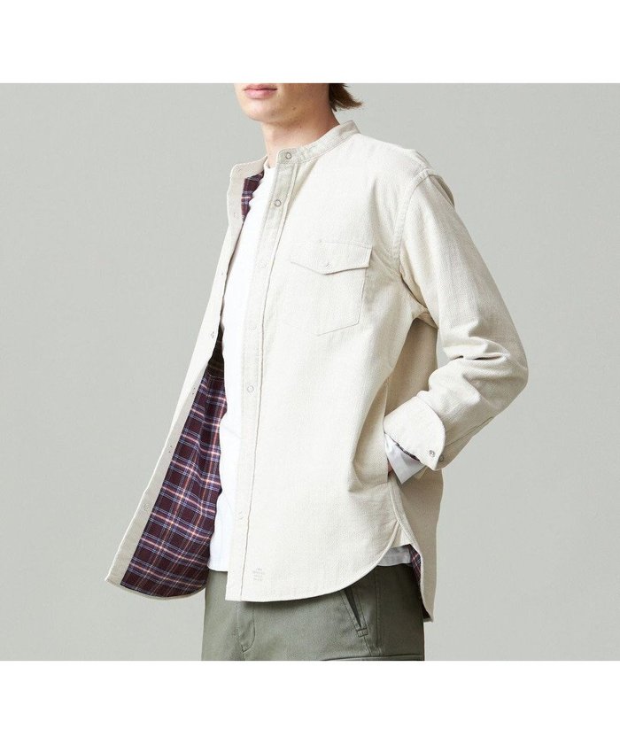 【ジェイ プレス/J.PRESS / MEN】のダブルフェイス キャラメルコール シャツブルゾン インテリア・キッズ・メンズ・レディースファッション・服の通販 founy(ファニー) https://founy.com/ ファッション Fashion メンズファッション Fashion for Men トップス・カットソー Cut & Sew Tops メンズシャツ Shirts カットソー Cut and Sewn Top コーデュロイ Corduroy, Cord Fabric ダブル Double, Double-Breasted チェック Check, Plaid, Tartan ドッキング Docking, Mixed Material 定番 Standard, Basic Item フィット Fit, Slim Fit フェイス Face, Facial Design ブルゾン Blouson, Bomber Jacket ブロック Block, Solid Block Pattern ポケット Pocket, Pocket Detail 羽織 Haori, Light Jacket リバーシブル Reversible, Two-Sided リラックス Relax, Relaxed Fit A/W・秋冬 Autumn/Winter おすすめ Recommended / Our Picks |ID: prp329100004850039 ipo3291000000035533346