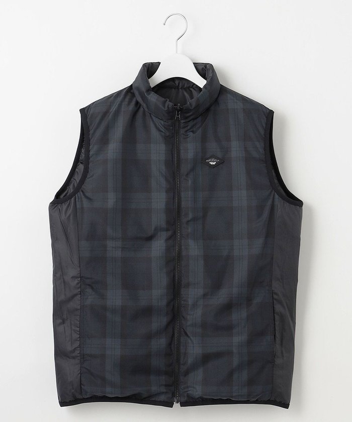【23区 ゴルフ/23区GOLF / MEN】の【MEN】無地×チェック リバーシブル ダウンベスト インテリア・キッズ・メンズ・レディースファッション・服の通販 founy(ファニー) https://founy.com/ ファッション Fashion メンズファッション Fashion for Men アウター Men's Coats Outerwear ジャケット Jacket, Outerwear タフタ Taffeta, Structured Fabric ダウン Down, Puffer チェック Check, Plaid, Tartan プリント Print, Printed Pattern ベスト Vest, Waistcoat リバーシブル Reversible, Two-Sided エレガント 上品 Elegant 無地 Plain, Solid Color A/W・秋冬 Autumn/Winter 防寒 Cold Protection, Winter-Ready |ID: prp329100004850048 ipo3291000000035606748