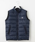【23区 ゴルフ/23区GOLF / MEN】の【MEN】無地×チェック リバーシブル ダウンベスト ネイビー系|ID: prp329100004850048 ipo3291000000035606750