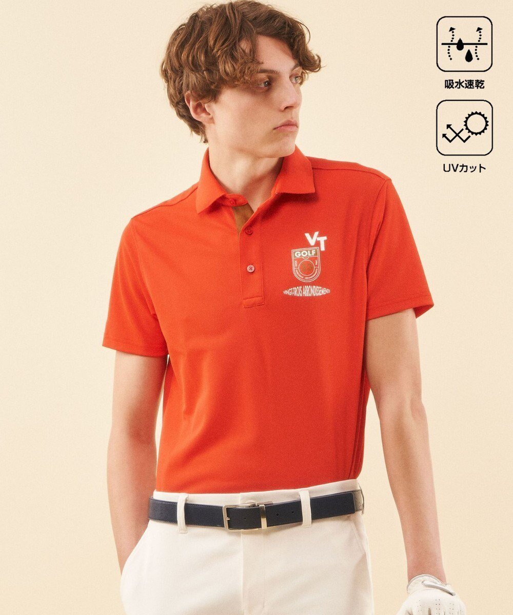 【23区 ゴルフ/23区GOLF / MEN】の【MEN】【吸水速乾/UVカット】エイトロックポロシャツ 人気、トレンドファッション・服の通販 founy(ファニー) 　ファッション　Fashion　メンズファッション　Fashion for Men　トップス・カットソー　Cut & Sew Tops　メンズシャツ　Shirts　ポロシャツ / きれいめカジュアルスタイル　Polo Shirts　おすすめ　Recommended / Our Picks　ゴルフ　Golf　サッカー　Seersucker, Summer Fabric　スポーティ　Sporty, Casual Athletic　ボーダー　Border, Stripe　ポロシャツ　Polo Shirt, Collared Tee　モチーフ　Motif, Design Theme　吸水　Absorbent, Quick-Dry　夏　Summer　春　Spring　S/S・春夏　SS, Spring/Summer, Warm Season　 other-1|ID: prp329100004850078 ipo3291000000035533923