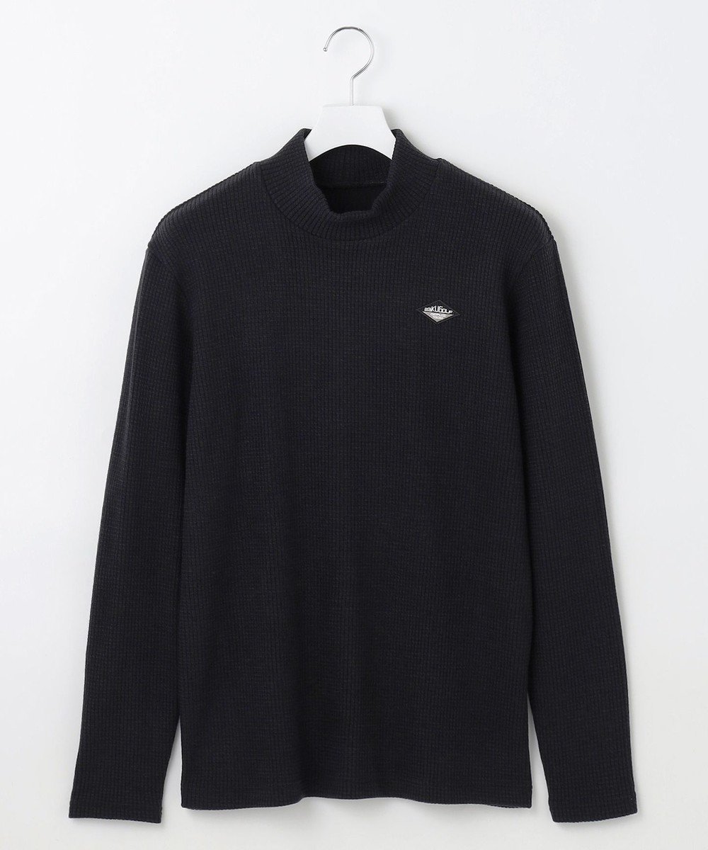 【23区 ゴルフ/23区GOLF / MEN】の【MEN】【吸湿/発熱】グランサーモワッフル インテリア・キッズ・メンズ・レディースファッション・服の通販 founy(ファニー) 　ファッション　Fashion　メンズファッション　Fashion for Men　トップス・カットソー　Cut & Sew Tops　ゴルフ　Golf　アクリル　Acrylic Material　インナー　Innerwear　ジャケット　Jacket, Outerwear　スウェット / スエット　Sweatshirt, Sweatwear　トレーナー　Sweatshirt, Trainer　ハイネック　High Neck, Mock Neck　ブルゾン　Blouson, Bomber Jacket　ワッフル　Waffle, Waffle Knit　定番　Standard, Basic Item　A/W・秋冬　Autumn/Winter　ネイビー系|ID: prp329100004850082 ipo3291000000035534044