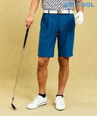 【23区 ゴルフ/23区GOLF / MEN】の【MEN】機能に優れた新素材「AIR TOOL」ワンタックショートパンツ サックスブルー系|ID: prp329100004850086 ipo3291000000035607009