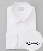 【五大陸/gotairiku / MEN】の【形態安定】PREMIUMPLEATS_セミワイドカラー _織柄_通年ドレスシャツ(25年秋冬モデル) ホワイト系|ID: prp329100004850089 ipo3291000000035661827