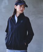 【23区 ゴルフ/NIJYUSANKU GOLF】の【WOMEN】【ストレッチ/防風/撥水】防風ライトブルゾン ブラック系|ID: prp329100004850172 ipo3291000000035989333