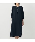 【ジェイ プレス/J.PRESS】の【洗える・吸水速乾・接触冷感・セットアップ対応】Light ジョーゼット ワンピース ダークネイビー系|ID: prp329100004850214 ipo3291000000035608413