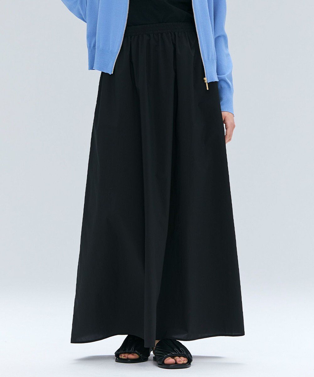 【ベイジ,/BEIGE,】の【洗える/セットアップ対応】SPIGA / ギャザーロングフレアスカート インテリア・キッズ・メンズ・レディースファッション・服の通販 founy(ファニー) 　ファッション　Fashion　レディースファッション　Fashion for Women　セットアップ　Matching Sets　スカート・ミニ/ミディ/マキシ　Skirts / Mini, Midi & Maxi Skirts　スカート　Skirts　Aライン・フレアスカート　A-Line & Flared Skirts　春　Spring　洗える　Machine Washable　ギャザー　Gathered, Ruffled　ジャケット　Jacket, Outerwear　ストレッチ　Stretch, Stretchy Fabric　セットアップ　Set-Up, Coordinated Outfit　タフタ　Taffeta, Structured Fabric　パウダー　Powder, Soft Tone　ロング　Long, Long-Length　S/S・春夏　SS, Spring/Summer, Warm Season　おすすめ　Recommended / Our Picks　夏　Summer　旅行　Travel　エレガント 上品　Elegant　ビジネス 仕事 通勤　Business / Work / Commuting　Black|ID: prp329100004850306 ipo3291000000035542210