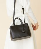 【トプカピ/TOPKAPI】の【TREASURE TOPKAPI】フロントステッチ レザーミニショルダーバッグ 人気、トレンドファッション・服の通販 founy(ファニー) ファッション Fashion レディースファッション Fashion for Women バッグ Bags コンパクト Compact, Small Size ショルダー Shoulder, Shoulder Strap チャーム Charm, Pendant バランス Balance, Style Balance フロント Front, Front Design 財布 Wallet, Purse thumbnail ブラック|ID: prp329100004850308 ipo3291000000035625804