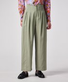 【ポール スミス/Paul Smith】のツイル タック パンツ カーキ|ID: prp329100004850309 ipo3291000000035625916