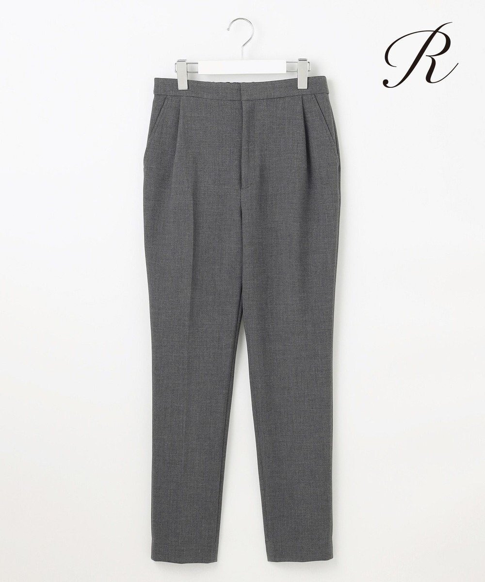 【23区/NIJYUSANKU】の【R(アール)】ダブルクロス テーパードシルエット パンツ インテリア・キッズ・メンズ・レディースファッション・服の通販 founy(ファニー) 　ファッション　Fashion　レディースファッション　Fashion for Women　パンツ　Pants & Trousers　くるぶし　Ankle-Length　ストレッチ　Stretch, Stretchy Fabric　ダブル　Double, Double-Breasted　人気　Popular, Best Seller　A/W・秋冬　Autumn/Winter　冬　Winter / This Winter　2025年　2025　2025-2026秋冬・A/W　Autumn/Winter 2025–26 AW25–26　グレー系|ID: prp329100004850316 ipo3291000000035542744