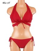【三愛水着楽園/San-ai Resort】のナチュラルだけどしっかり盛れる【ナチュラルアップブラ】ノンワイヤービキニ 7M・9M レッド|ID: prp329100004850336 ipo3291000000035543714