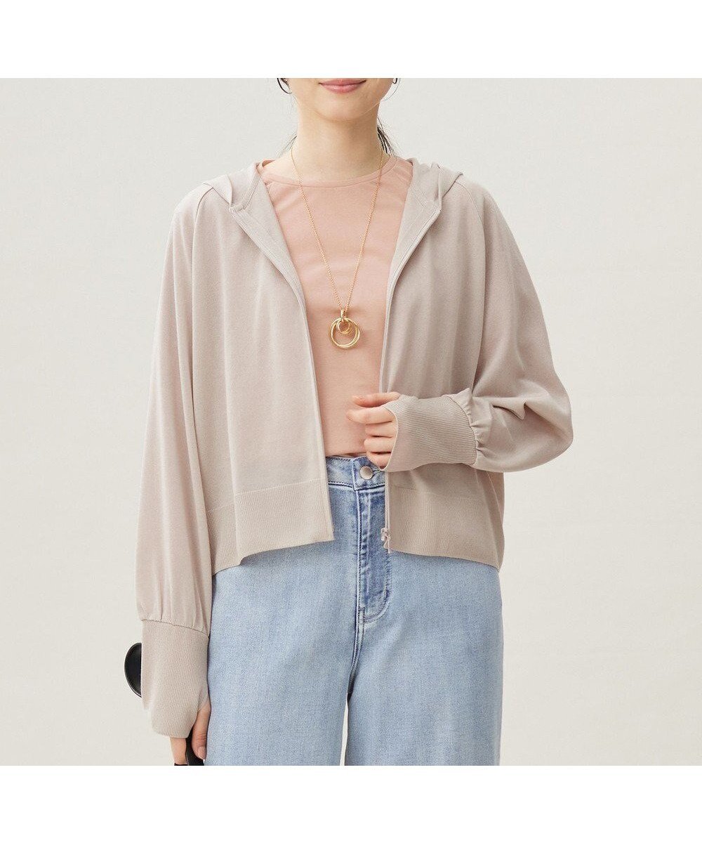 【自由区/JIYU-KU】のファンクショナルジップアップ パーカー インテリア・キッズ・メンズ・レディースファッション・服の通販 founy(ファニー) 　ファッション　Fashion　レディースファッション　Fashion for Women　トップス・カットソー　Cut & Sew Tops　レディースパーカー・カジュアルフーディー　Casual Hoodies & Sweatshirts　コンパクト　Compact, Small Size　パーカー　Hoodie, Parka　フェミニン　Feminine, Girly　ワイド　Wide, Wide Fit　夏　Summer　春　Spring　S/S・春夏　SS, Spring/Summer, Warm Season　サンドベージュ|ID: prp329100004850338 ipo3291000000035543847