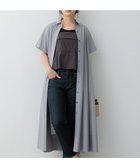 【23区/NIJYUSANKU】の【CLASSY.コラボ】ビスチェコンビ シャツワンピース ライトグレー×スレート|ID: prp329100004850340 ipo3291000000035544070