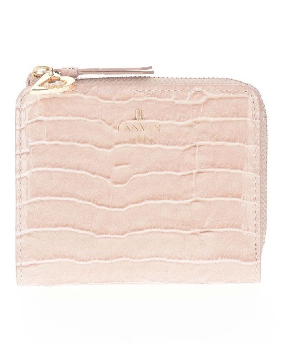 【ランバン オン ブルー/LANVIN en Bleu】のマゼンダ Lファスナー二つ折り財布 インテリア・キッズ・メンズ・レディースファッション・服の通販 founy(ファニー) 　ファッション　Fashion　レディースファッション　Fashion for Women　ミニ財布・二つ折り財布　Wallets & Card Cases　ラグジュアリー　Luxury, Elegant　人気　Popular, Best Seller　財布　Wallet, Purse　ピンクベージュ|ID: prp329100004850352 ipo3291000000035544994