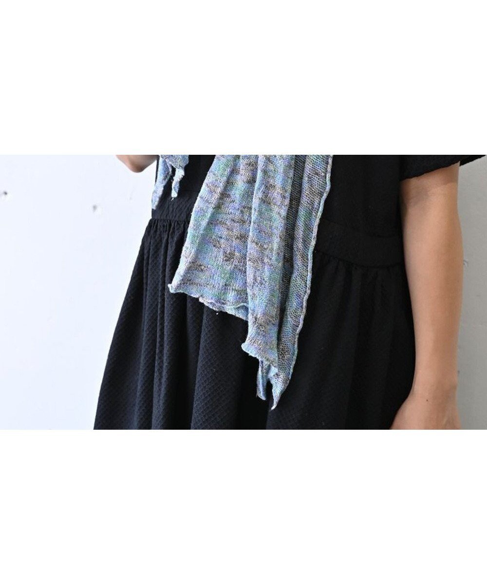 【アンドウール/AND WOOL】の〈上質な素材と手仕事から生まれた優しいニット〉シルクリネンのストール インテリア・キッズ・メンズ・レディースファッション・服の通販 founy(ファニー) 　ファッション　Fashion　レディースファッション　Fashion for Women　春　Spring　キャンバス　Canvas, Canvas Fabric　ショール　Shawl, Wrap　シルク　Silk, 100% Silk　ストール　Stole, Wrap　手編み　Hand-Knitted, Handmade Knit　ネップ　Nepp, Slub Yarn　ベーシック　Basic, Essential　リネン　Linen, Linen Fabric　S/S・春夏　SS, Spring/Summer, Warm Season　夏　Summer　ギフト プレゼント　Gift / Present　ブルーカスリ|ID: prp329100004850354 ipo3291000000035545034