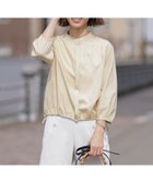 【ジェイ プレス/J.PRESS】の【洗える・接触冷感・吸水速乾】麻SOLID バンドカラー シャツ ブラウス イエロー系|ID: prp329100004850359 ipo3291000000035770356