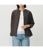 【ジェイ プレス/J.PRESS】の【洗える・速乾・接触冷感】リライムライトローン バックフレア ブラウス ブラウン系|ID: prp329100004850363 ipo3291000000035843117