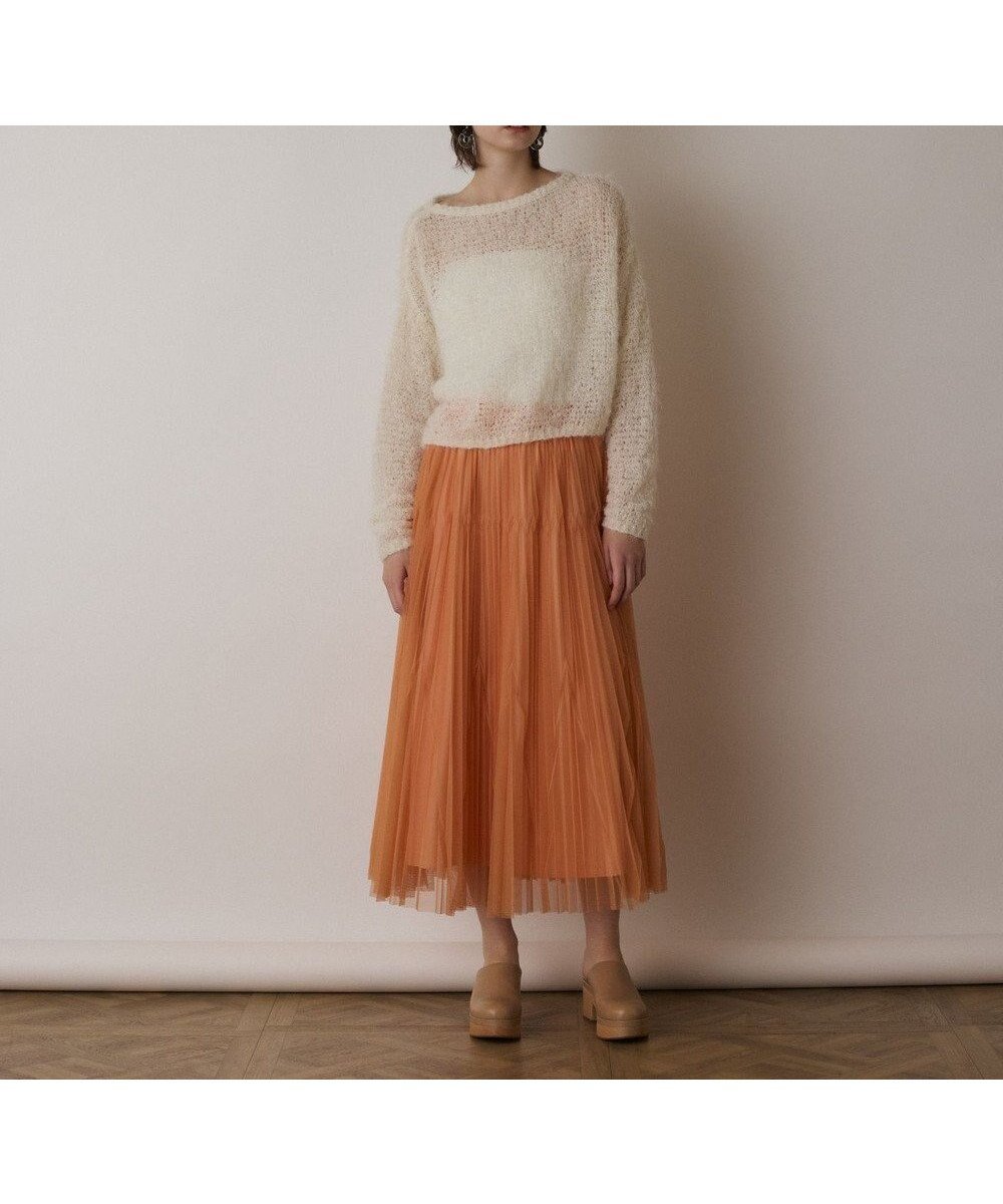 【グレース コンチネンタル/GRACE CONTINENTAL】のフィルムヤーンニットトップ 人気、トレンドファッション・服の通販 founy(ファニー) 　ファッション　Fashion　レディースファッション　Fashion for Women　トップス・カットソー　Cut & Sew Tops　ニット　Knit Tops & Sweaters　おすすめ　Recommended / Our Picks　キャミソール　Camisole, Spaghetti Strap Top　シンプル　Simple, Minimal　セーター　Sweater, Knitwear　ハイネック　High Neck, Mock Neck　リラックス　Relax, Relaxed Fit　今季　This Season, Current Season　夏　Summer　春　Spring　S/S・春夏　SS, Spring/Summer, Warm Season　 other-1|ID: prp329100004850368 ipo3291000000036255527