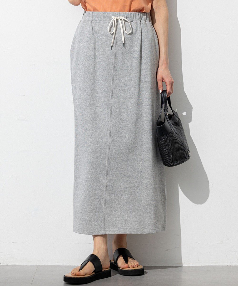 【23区/NIJYUSANKU】の【SLOW/WEB限定】ラスティックテリー ナロー スカート インテリア・キッズ・メンズ・レディースファッション・服の通販 founy(ファニー) 　ファッション　Fashion　レディースファッション　Fashion for Women　スカート　Skirts　春　Spring　カットソー　Cut and Sewn Top　セットアップ　Set-Up, Coordinated Outfit　ランダム　Random, Irregular　リラックス　Relax, Relaxed Fit　S/S・春夏　SS, Spring/Summer, Warm Season　おすすめ　Recommended / Our Picks　夏　Summer　2025年　2025　2025春夏・S/S　Spring/Summer 2025 SS25　ライトグレー系|ID: prp329100004850374 ipo3291000000036298809