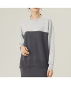 【自由区/JIYU-KU】の【カタログ掲載・セットアップ対応・洗える】スムージーブロッキング ニット ライトグレー×スレート|ID: prp329100004850386 ipo3291000000035545615