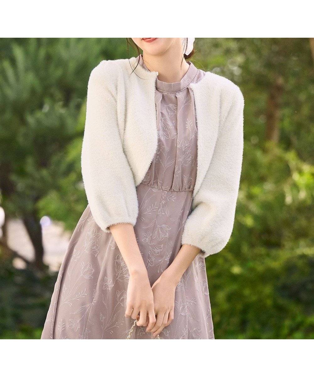 【エニィ スィス/any SiS】の【洗える】フェザーニット カーディガン インテリア・キッズ・メンズ・レディースファッション・服の通販 founy(ファニー) ファッション Fashion レディースファッション Fashion for Women トップス・カットソー Cut & Sew Tops ニット Knit Tops & Sweaters カーディガン・羽織り Layered Style Cardigans おすすめ Recommended / Our Picks カーディガン Cardigan, Knitwear ストレッチ Stretch, Stretchy Fabric ドレス Dress, One-Piece フェザー Feather, Feather Detail フェザーヤーン Feather Yarn, Fluffy Yarn フェミニン Feminine, Girly メタル Metal, Metal Parts 洗える Machine Washable A/W・秋冬 Autumn/Winter アイボリーベージュ|ID: prp329100004850403 ipo3291000000036256657