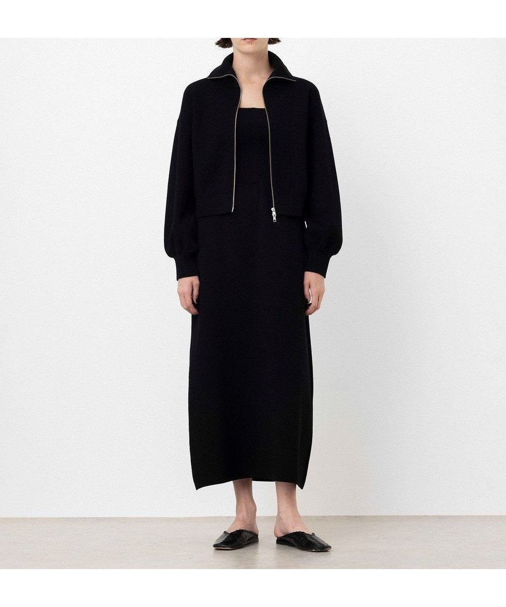 【ネイヴ/NAVE】の【ReNAVE・洗える】スムースニット マルチWAYワンピース インテリア・キッズ・メンズ・レディースファッション・服の通販 founy(ファニー) 　ファッション　Fashion　レディースファッション　Fashion for Women　ワンピース　Dresses　フォーマル・パーティードレス・結婚式用ドレス　Elegant & Casual Dresses　洗える　Machine Washable　カーディガン　Cardigan, Knitwear　ジップ　Zip, Zipper　ジャケット　Jacket, Outerwear　ストレッチ　Stretch, Stretchy Fabric　セットアップ　Set-Up, Coordinated Outfit　ダブル　Double, Double-Breasted　チューブ　Tube, Tube Top　ドレス　Dress, One-Piece　A/W・秋冬　Autumn/Winter　ブラック系|ID: prp329100004850404 ipo3291000000035636539