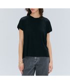 【ベイジ,/BEIGE,】の【BEIGE,ecru/WEB限定・洗える】FINE DRY TOUCH / ねじりデザインコットンクルーネックTシャツ Black|ID: prp329100004850411 ipo3291000000035545905